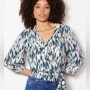 Evereve Carson Wrap Top